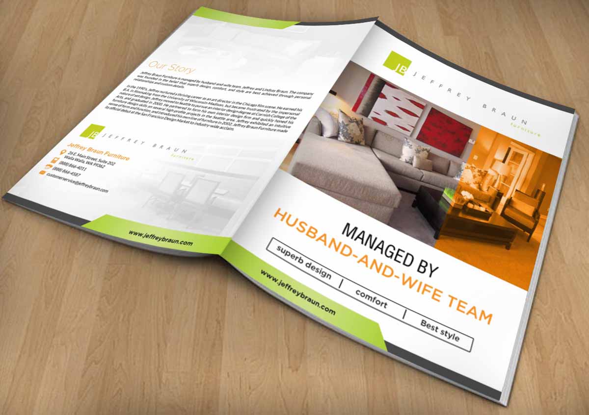 Brochure Design by creative.bugs for Jeffrey Braun Furniture | Design #12021728