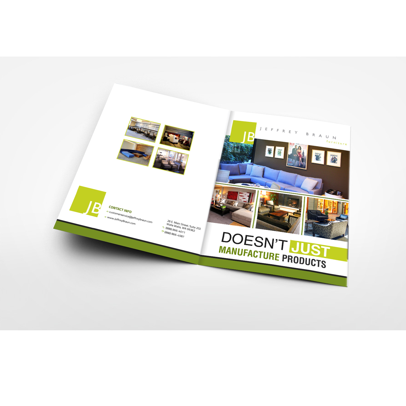 Brochure Design by creative.bugs for Jeffrey Braun Furniture | Design #12053409