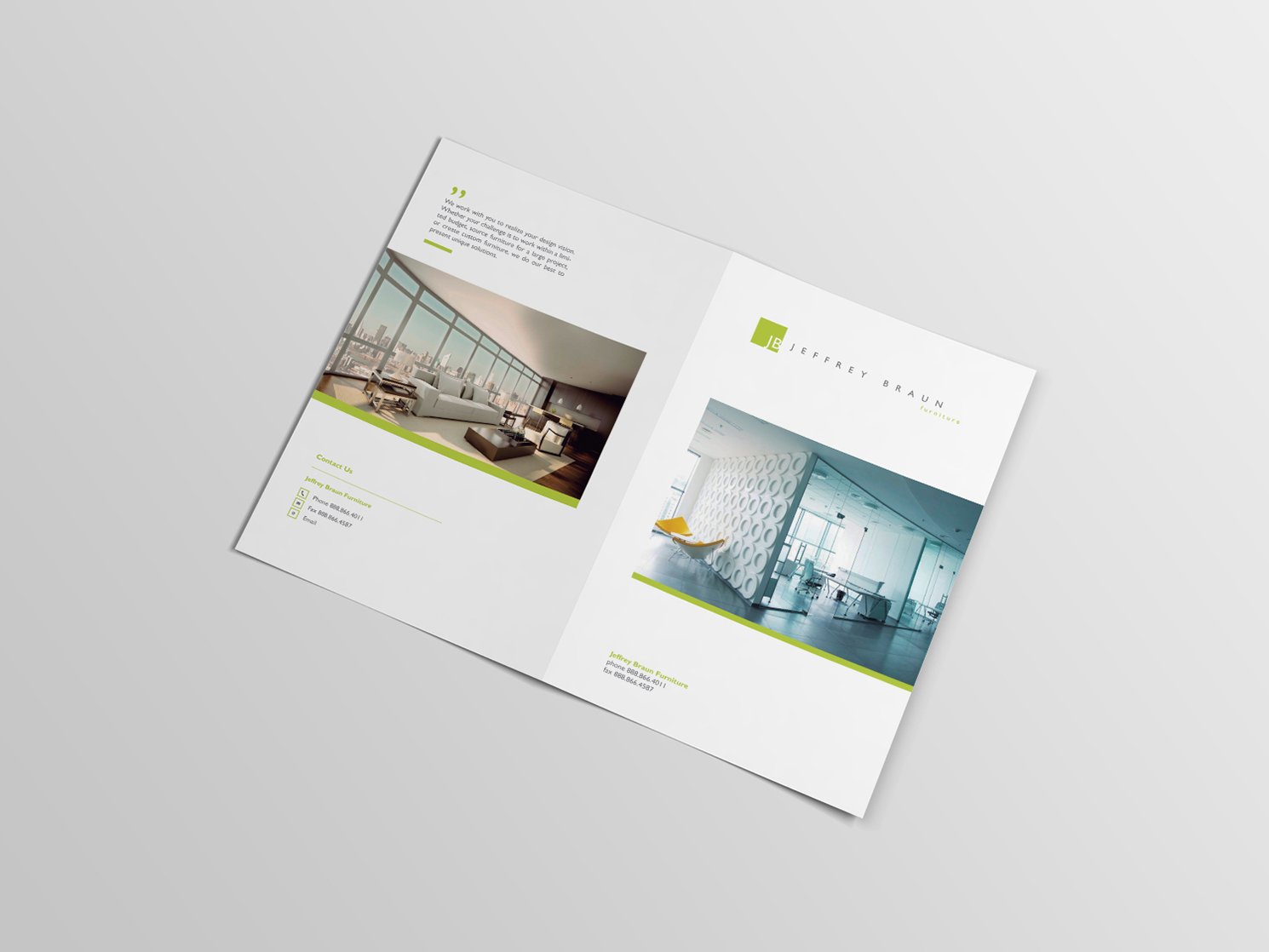 Design de Brochure par artgallery077 pour Jeffrey Braun Furniture | Design #12036483