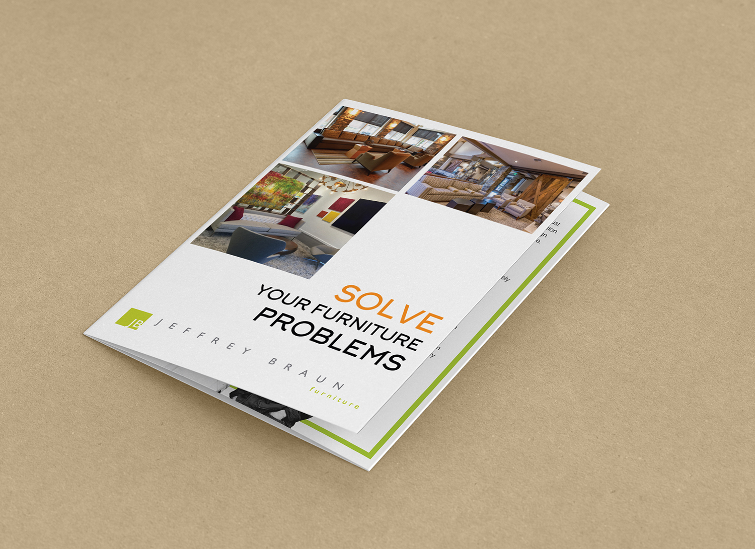 Design de Brochure par sudheesh chandran pour Jeffrey Braun Furniture | Design #12081726