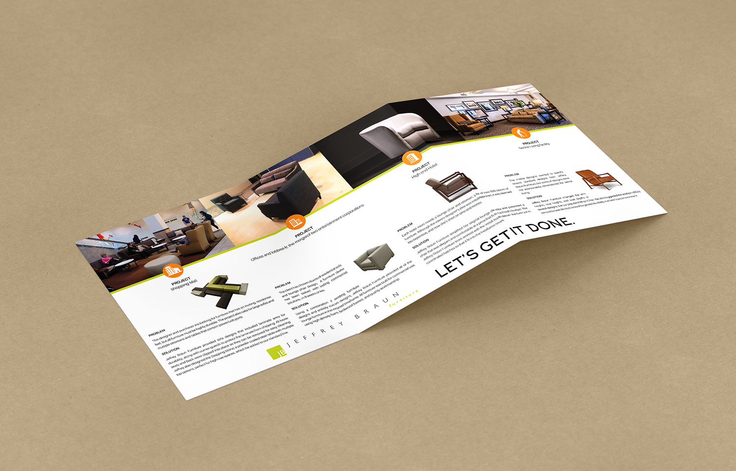 Design de Brochure par sudheesh chandran pour Jeffrey Braun Furniture | Design #12081728