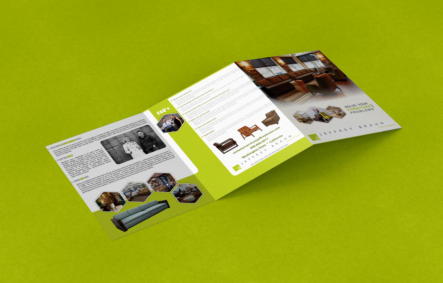 Broschüren-Design von veeaarcreatives für Jeffrey Braun Furniture | Design #12088977