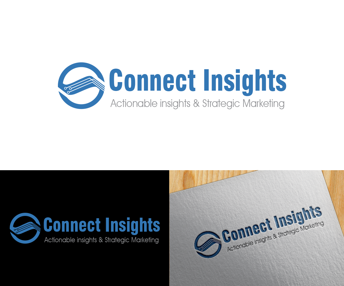 Logo Design by HeroG®APHIX for Connect Insights | Design #12050154