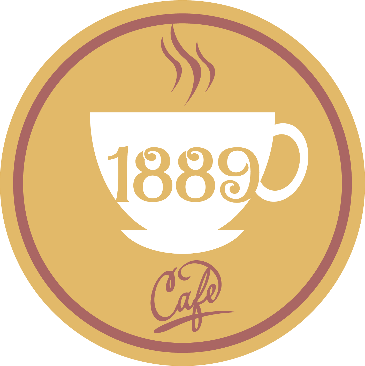 Logo Design by Decos Studio for 1889 Cafe | Design #12038613