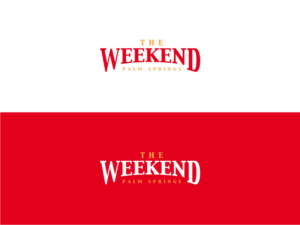 The Weekend, Palm Springs | Logo Design by Atvento Graphics