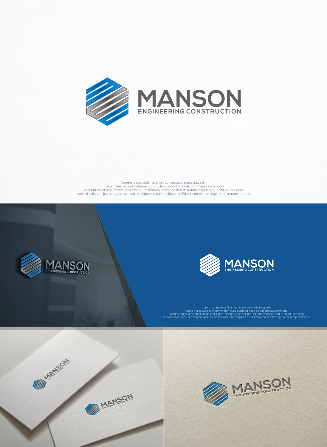 Logo Design by jenggot_merah_ for Manson Engineering Construction | Design #12021780