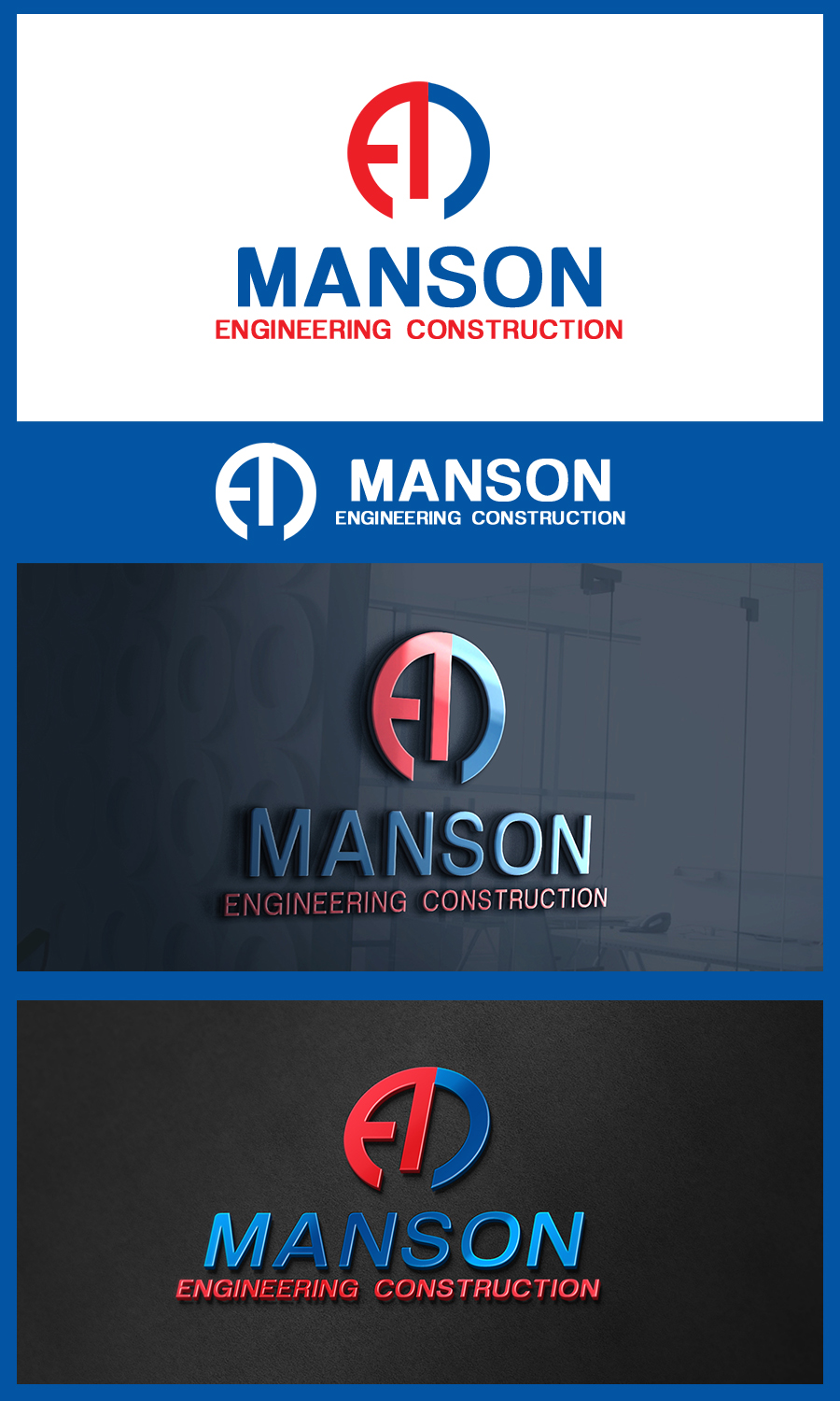Logo Design by rivemediadesign for Manson Engineering Construction | Design #12038800
