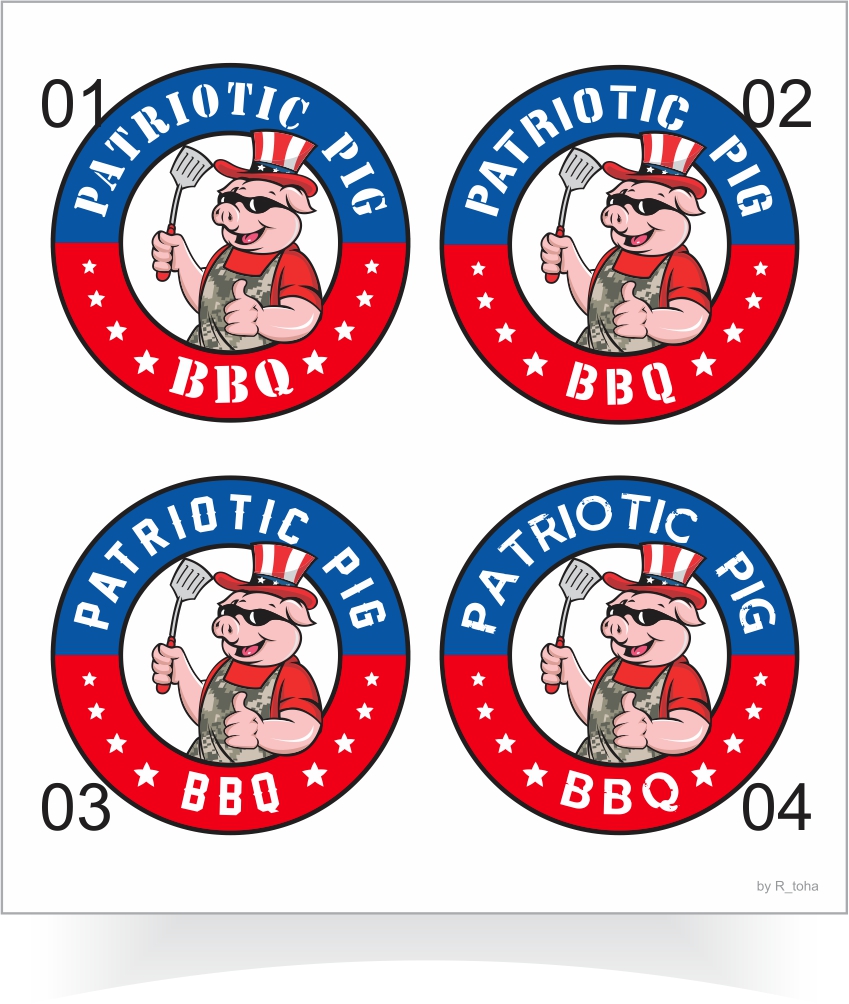 Logo Design by r-toha for Patriotic Pig | Design #12035964
