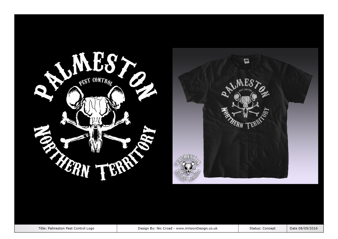 Logo Design by nvisiondesign.co.uk for Palmerston Pest Control | Design #12013143