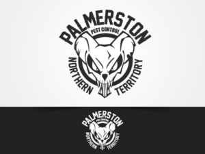 At top of logo 