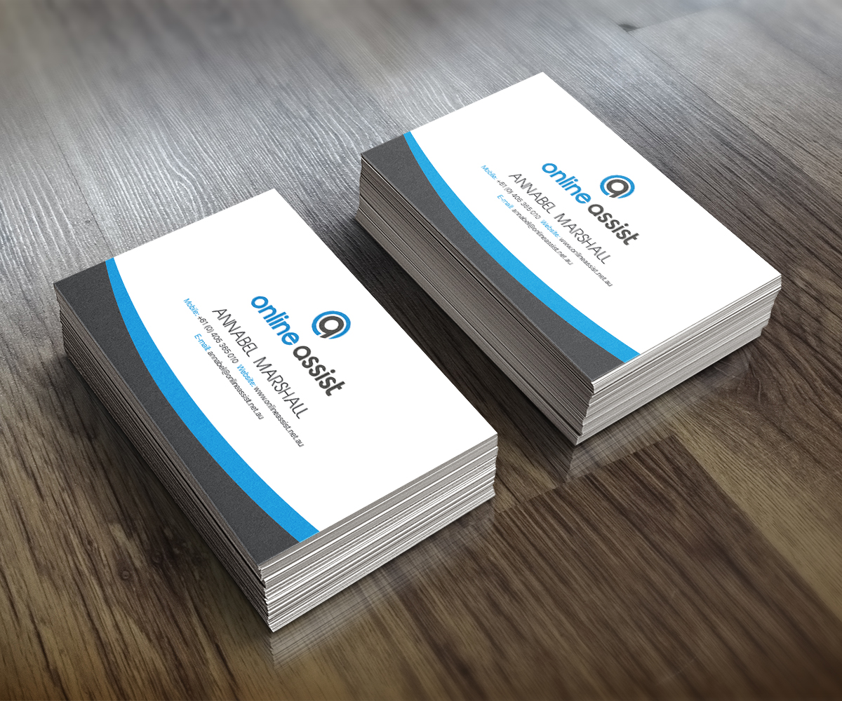 Business Card Design by aglaronde23 for Online Assist | Design #12018799