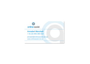Business Card Design by Gita. for Online Assist | Design: #12017762