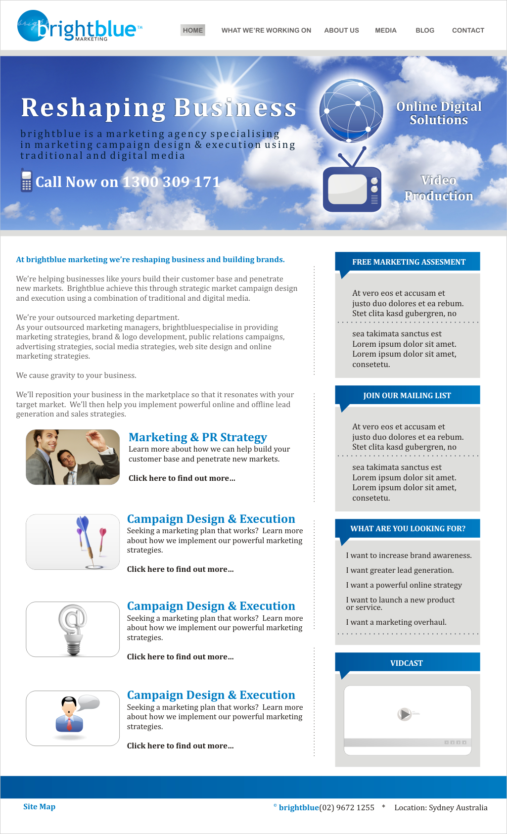 Web Design by SiddKidd for BBM | Design #27702