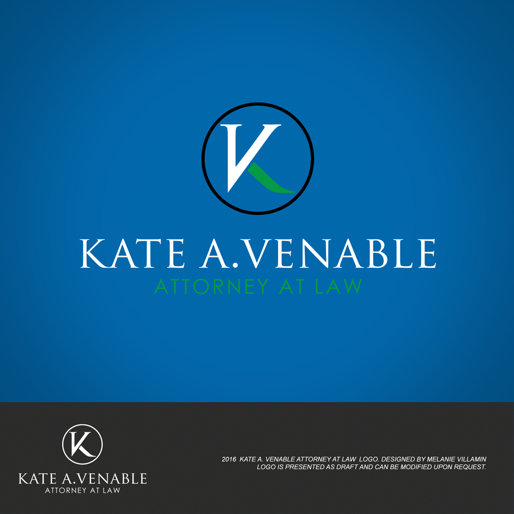 Logo Design by mvillamin for Kate A. Venable, Attorney at Law | Design #12019239
