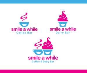Logo Design by cheez_O for Smile a While Dairy Bar Inc. | Design: #12228772