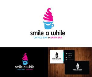 Logo Design by e-graphics for Smile a While Dairy Bar Inc. | Design: #12133433