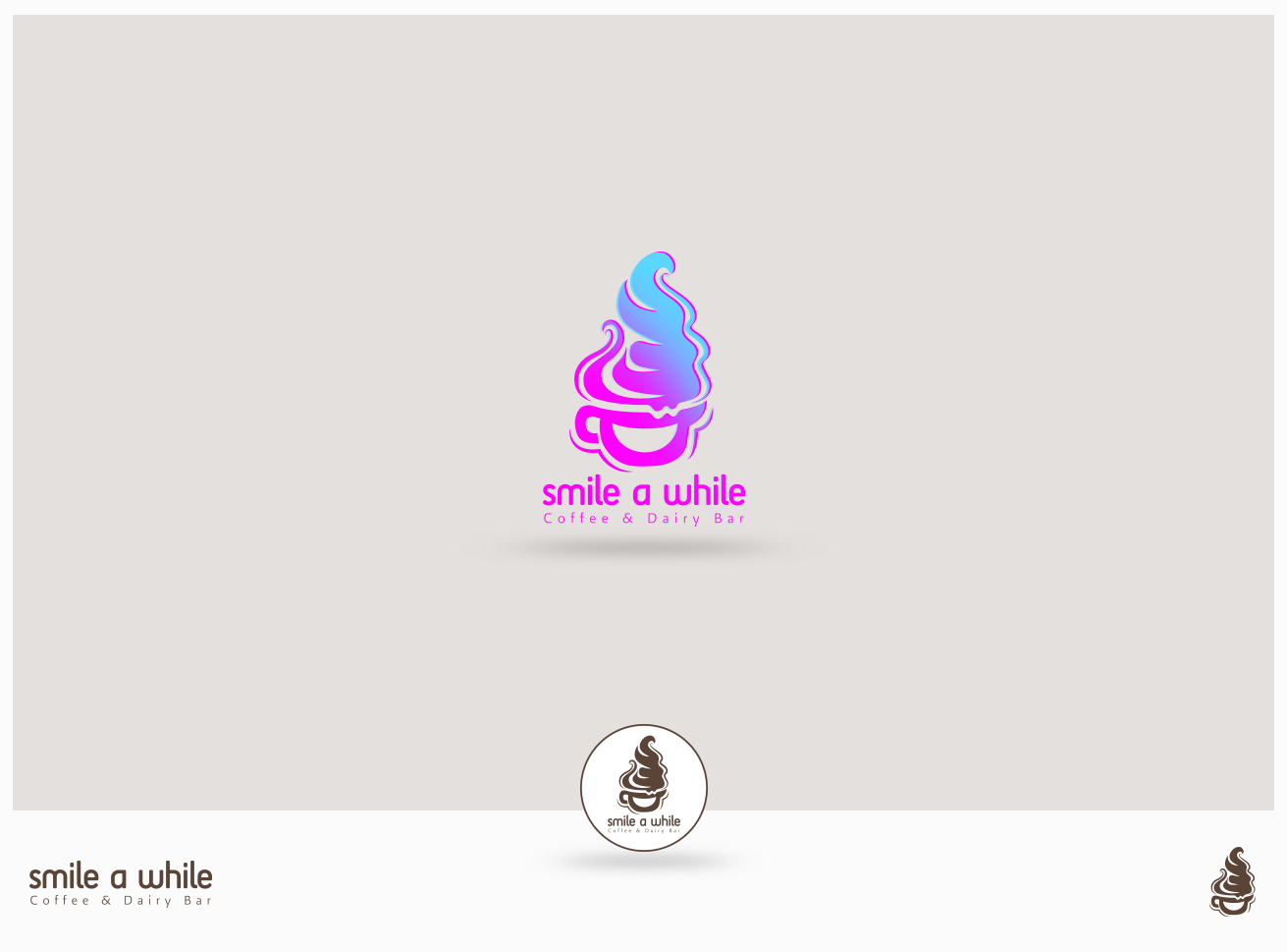 Logo Design by vrgraphicart for Smile a While Dairy Bar Inc. | Design #12175285