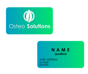 Business Card Design by Unicgraphs for OSTEO SOLUTIONS, INC | Design: #12018304