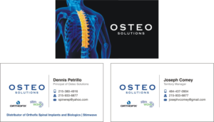 Business Card Design by Actives for OSTEO SOLUTIONS, INC | Design: #12130115