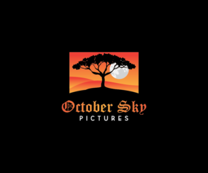 name of the Company is October Sky Pictures | Diseño de Logo por eko07