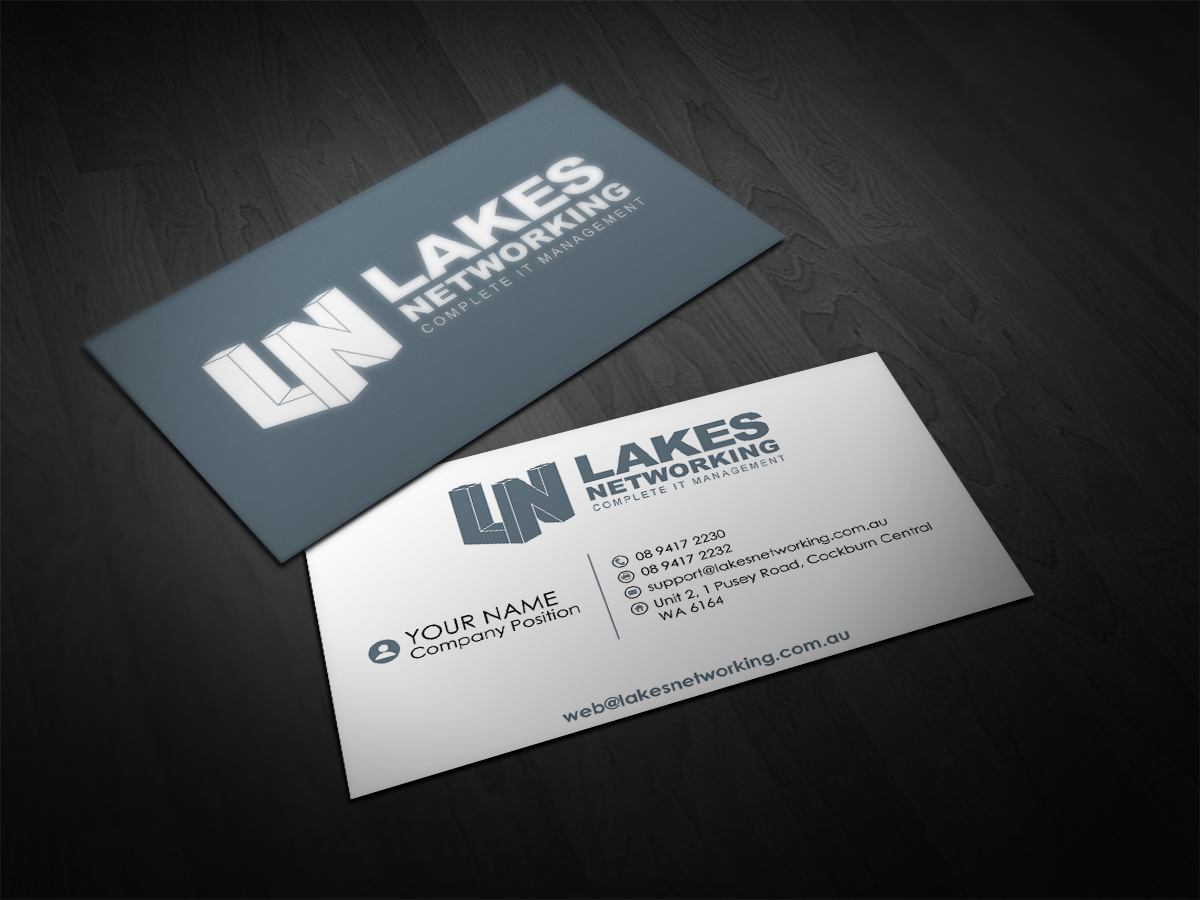 Diseño de Tarjeta de Presentación por Cyanide Design para Lakes Networking | Diseño #2386398