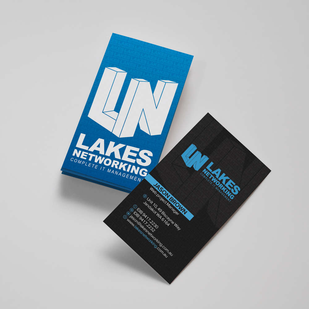 Design de Carte de Visite par diRtY.EMM pour Lakes Networking | Design #2373497