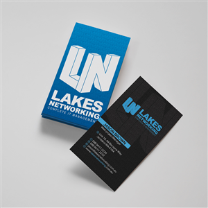 Business Card Design by diRtY.EMM for Lakes Networking | Design: #2373497