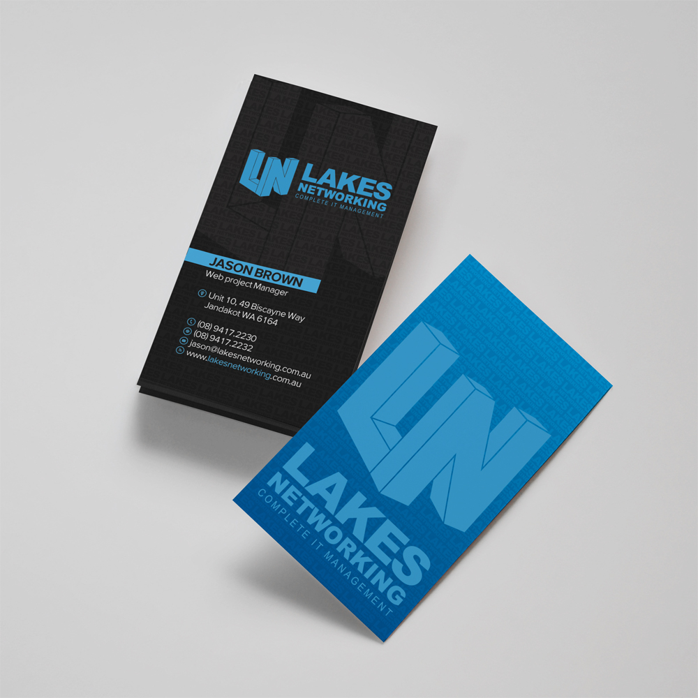 Business Card Design by diRtY.EMM for Lakes Networking | Design #2373500