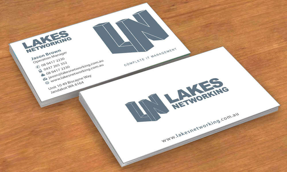 Design de Carte de Visite par Sbss pour Lakes Networking | Design #2373880
