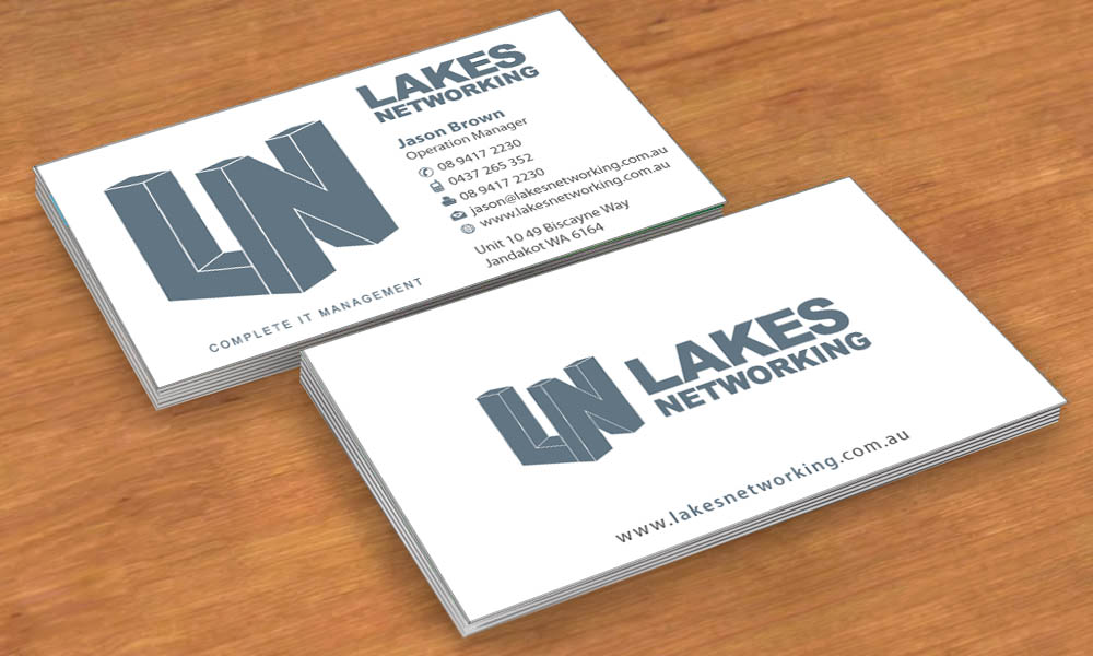 Design de Carte de Visite par Sbss pour Lakes Networking | Design #2373912