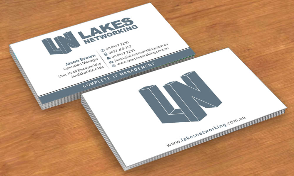 Diseño de Tarjeta de Presentación por Sbss para Lakes Networking | Diseño #2373935