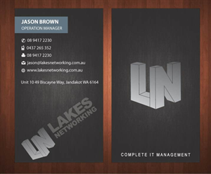Business Card Design by Sbss for Lakes Networking | Design: #2373950