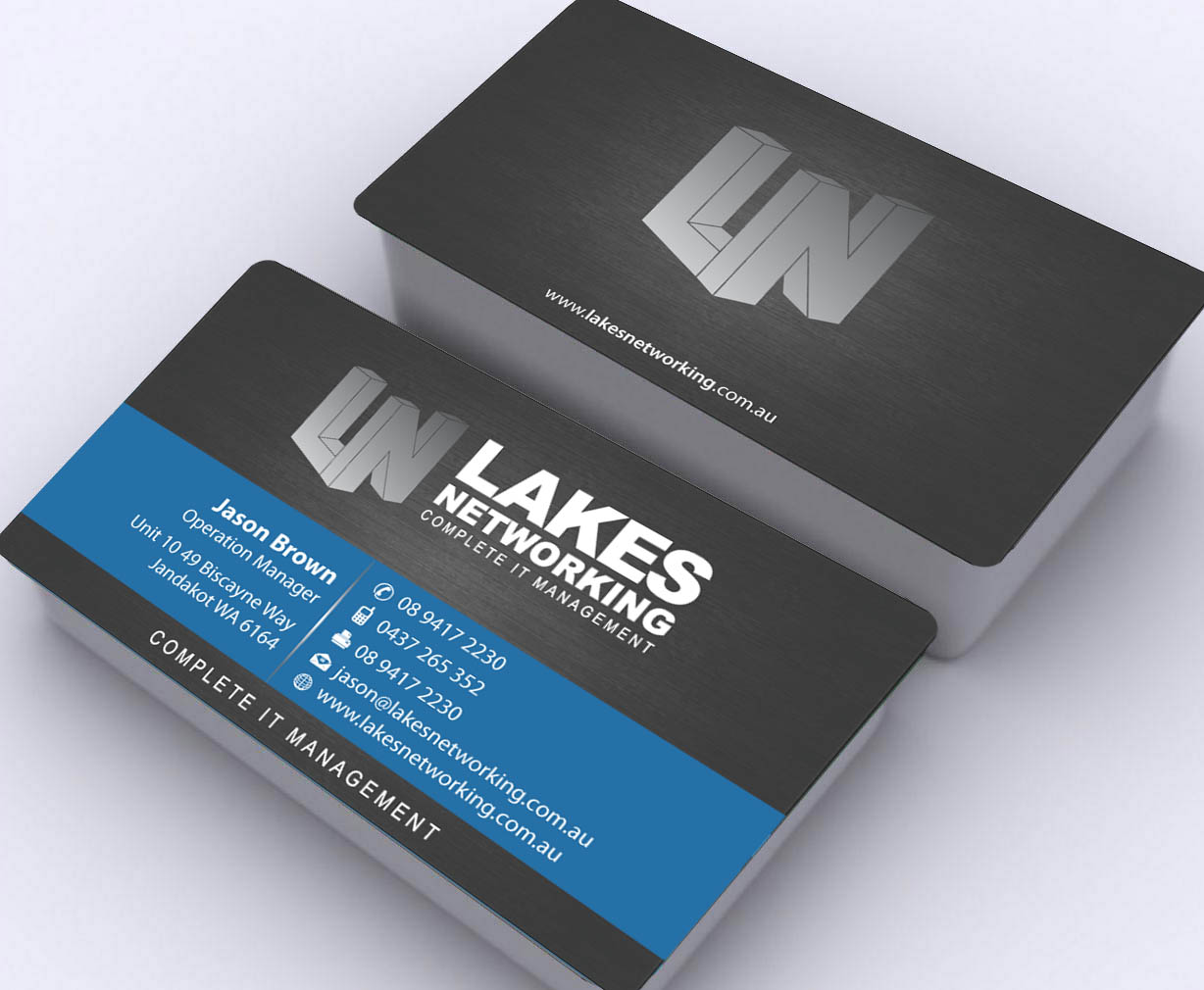 Design de Carte de Visite par Sbss pour Lakes Networking | Design #2373955