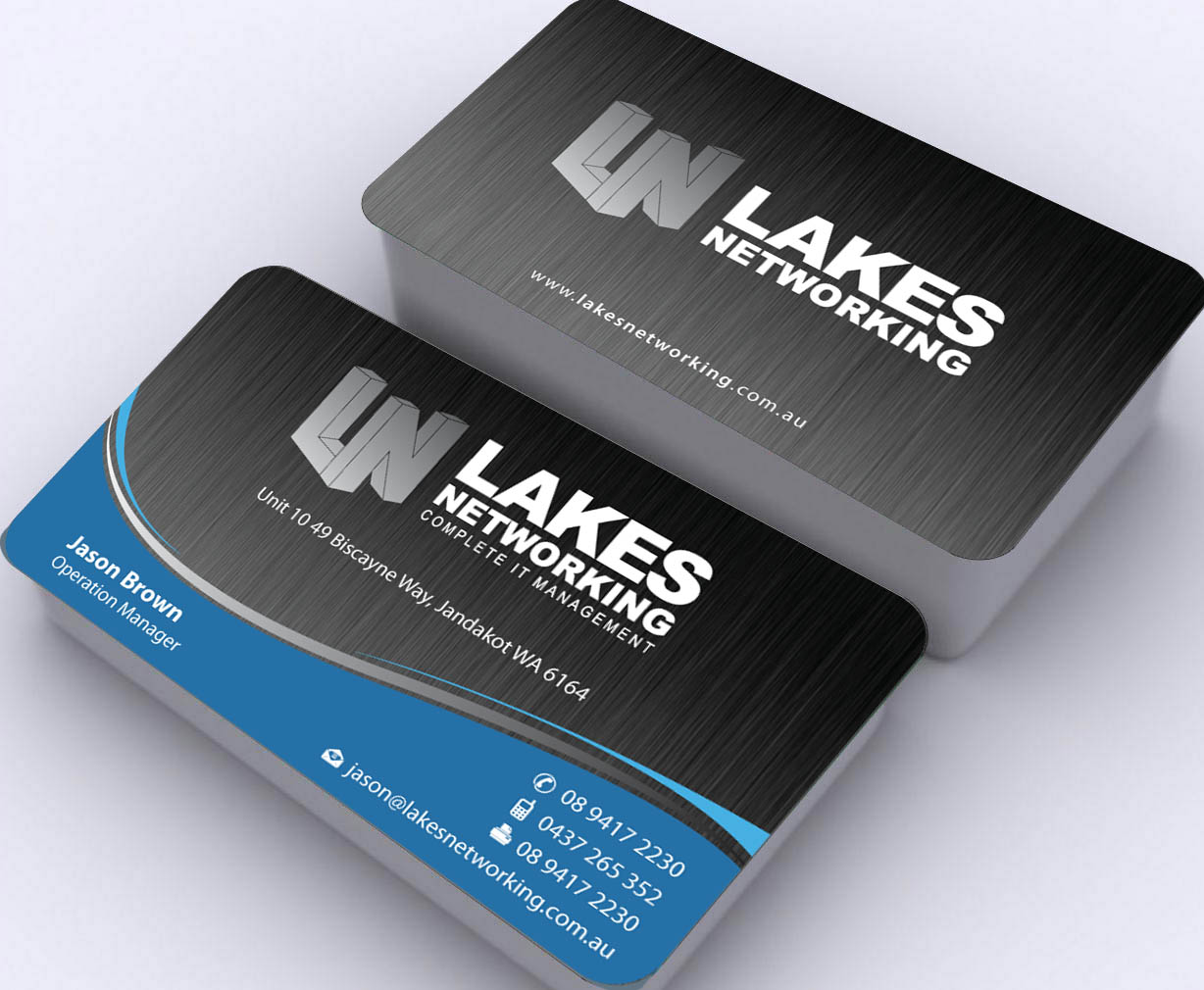 Diseño de Tarjeta de Presentación por Sbss para Lakes Networking | Diseño #2373956