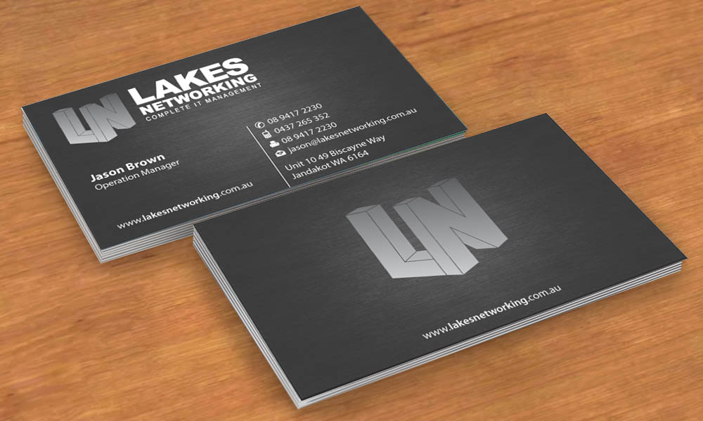 Diseño de Tarjeta de Presentación por Sbss para Lakes Networking | Diseño #2373957