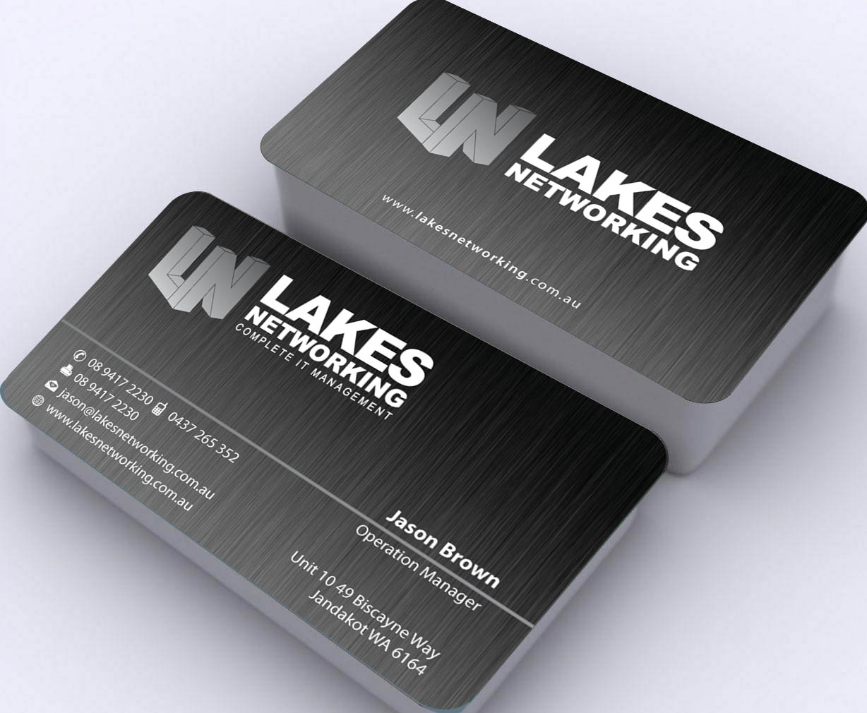 Diseño de Tarjeta de Presentación por Sbss para Lakes Networking | Diseño #2373958