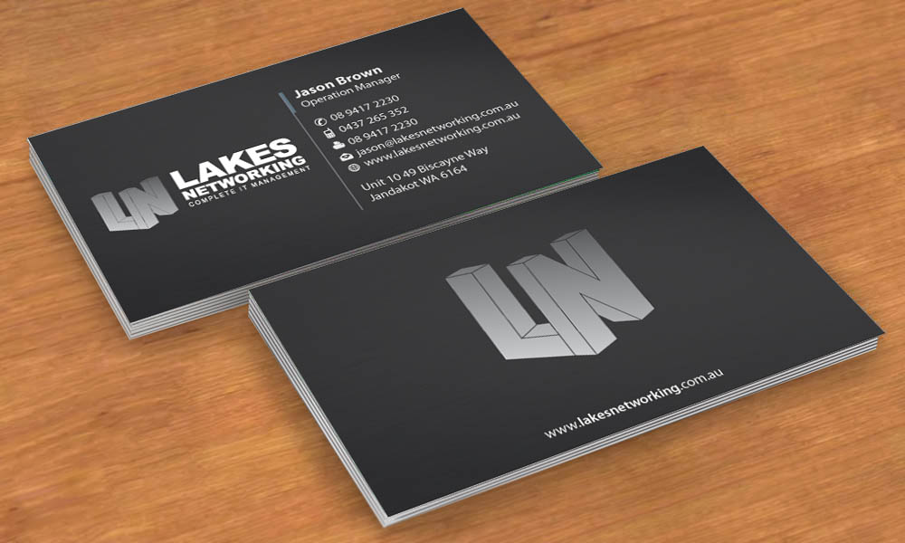 Diseño de Tarjeta de Presentación por Sbss para Lakes Networking | Diseño #2373959