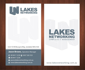 Diseño de Tarjeta de Presentación por Sbss para Lakes Networking | Diseño: #2373965