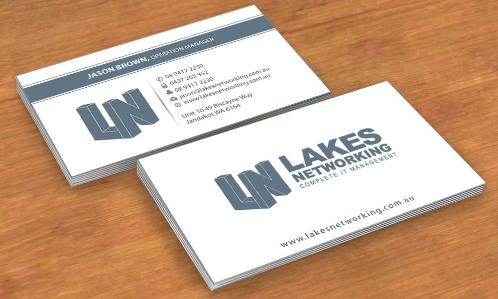 Diseño de Tarjeta de Presentación por Sbss para Lakes Networking | Diseño #2374654