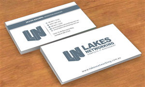 Diseño de Tarjeta de Presentación por Sbss para Lakes Networking | Diseño: #2374654