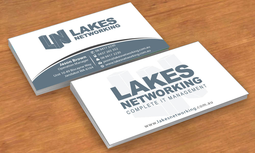 Diseño de Tarjeta de Presentación por Sbss para Lakes Networking | Diseño #2374658