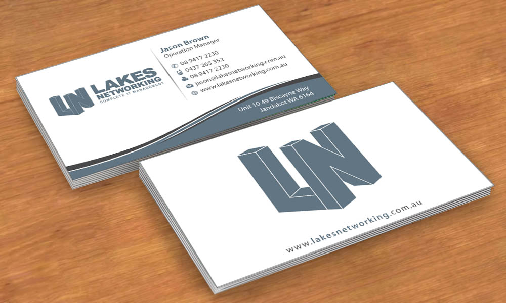 Diseño de Tarjeta de Presentación por Sbss para Lakes Networking | Diseño #2374664