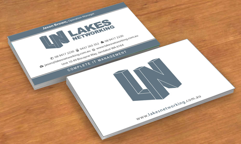 Design de Carte de Visite par Sbss pour Lakes Networking | Design #2374762