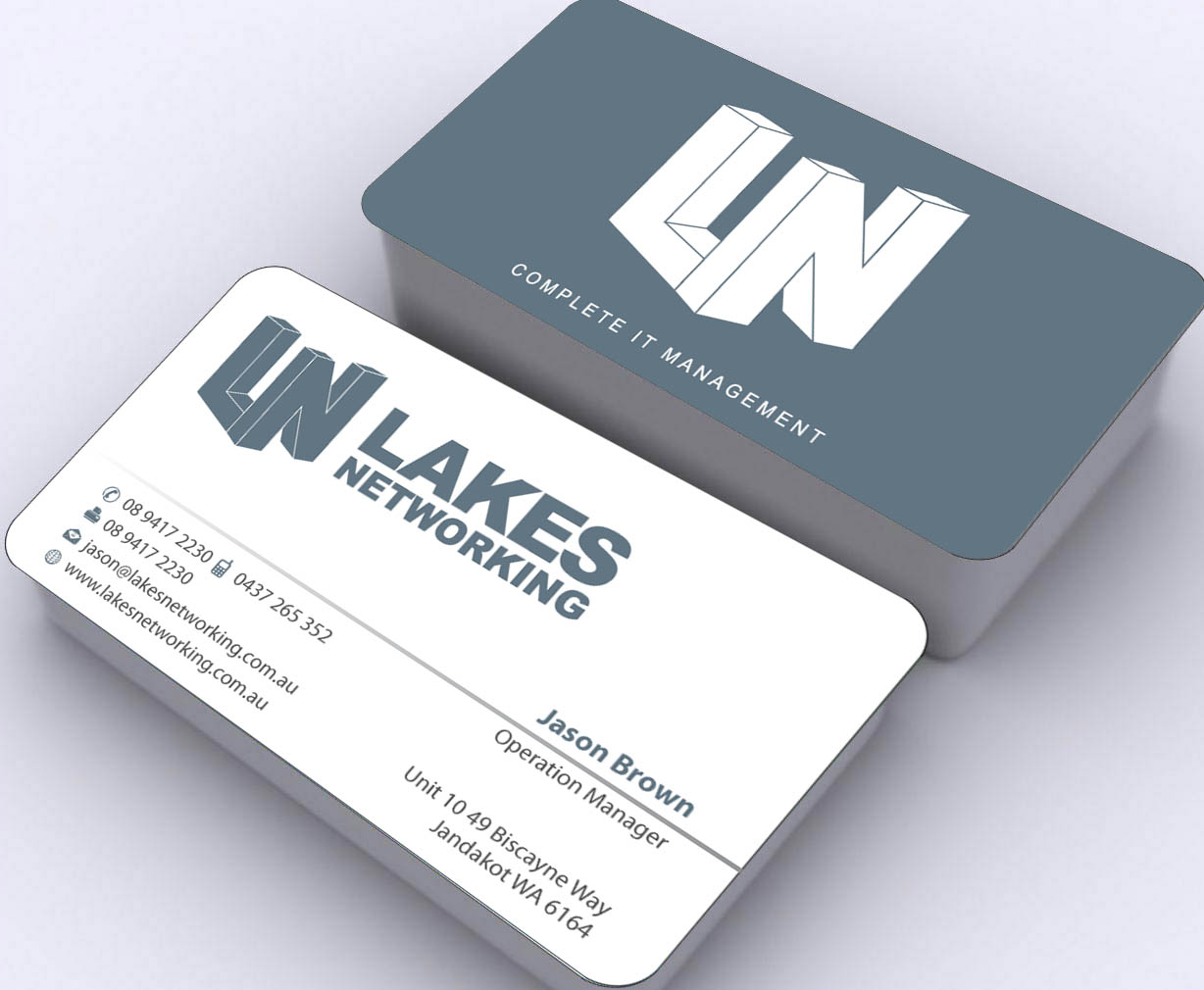 Diseño de Tarjeta de Presentación por Sbss para Lakes Networking | Diseño #2374817