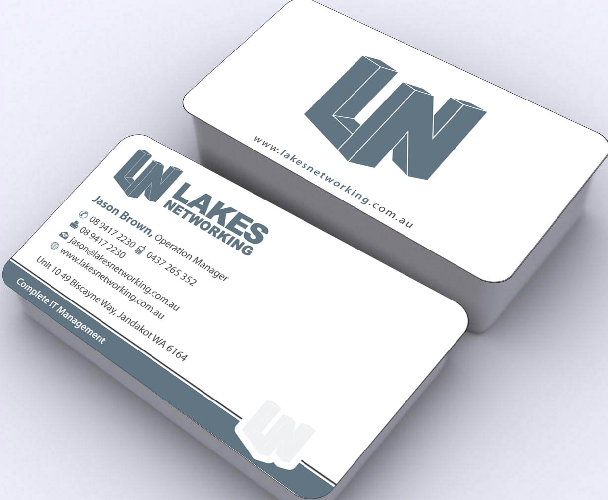 Design de Carte de Visite par Sbss pour Lakes Networking | Design #2374823