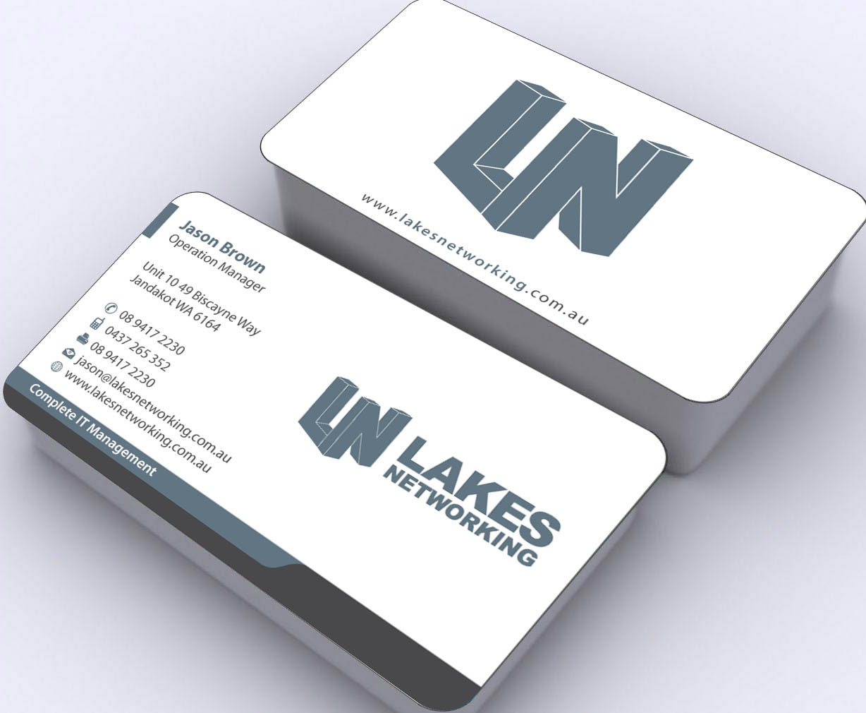 Diseño de Tarjeta de Presentación por Sbss para Lakes Networking | Diseño #2374827