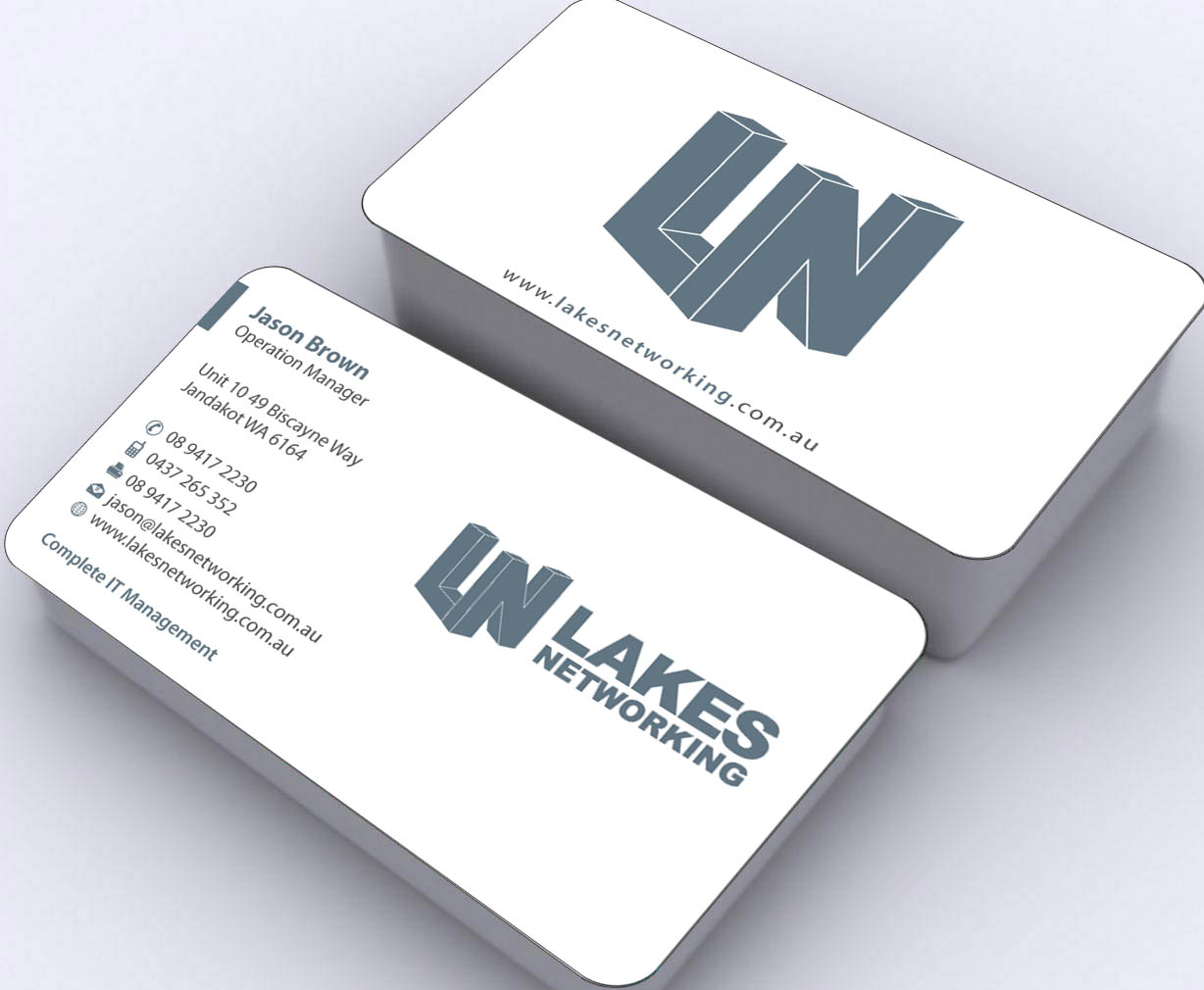 Diseño de Tarjeta de Presentación por Sbss para Lakes Networking | Diseño #2374830