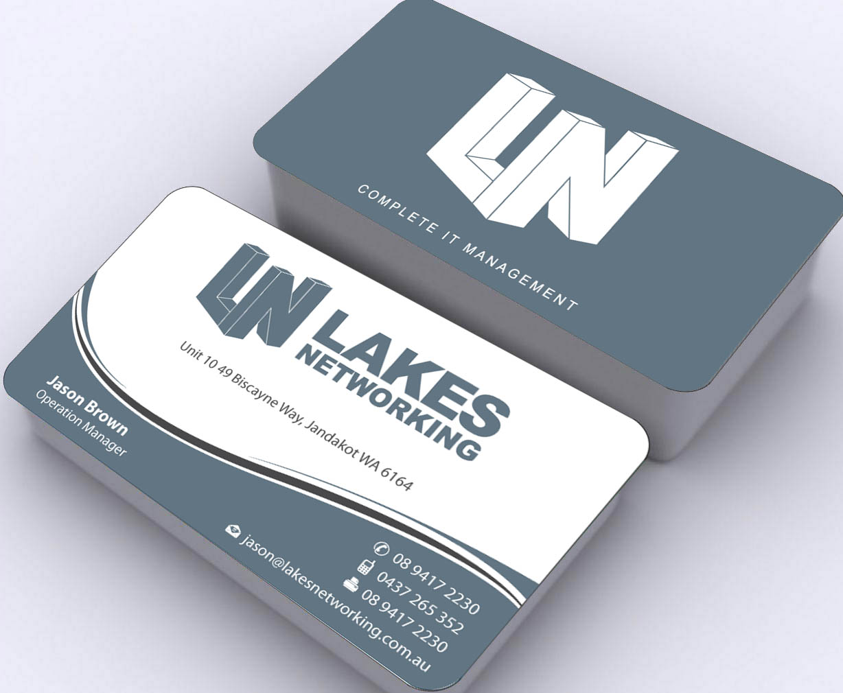 Diseño de Tarjeta de Presentación por Sbss para Lakes Networking | Diseño #2374834