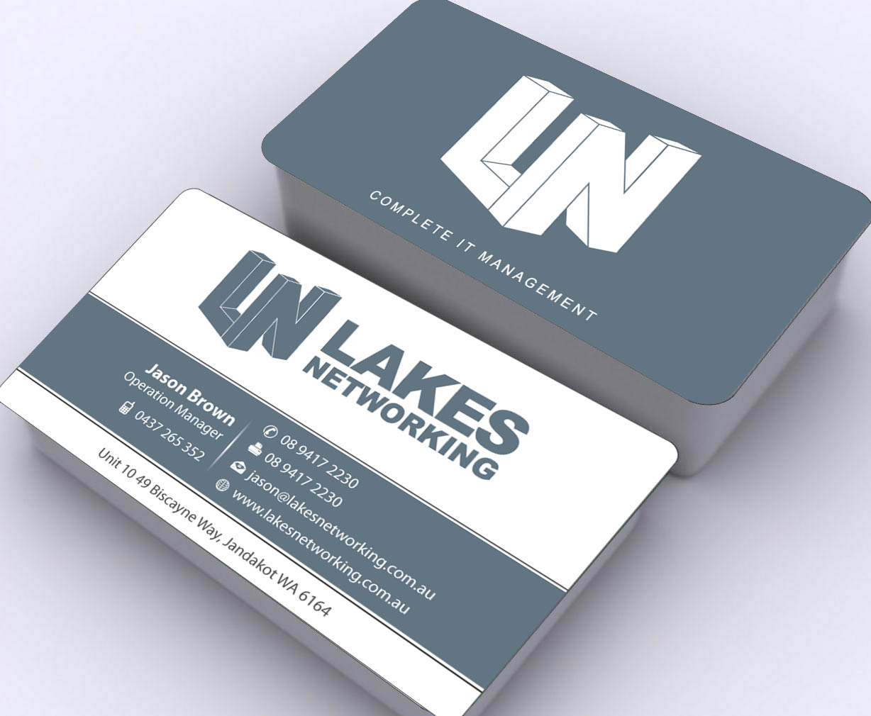 Design de Carte de Visite par Sbss pour Lakes Networking | Design #2374838