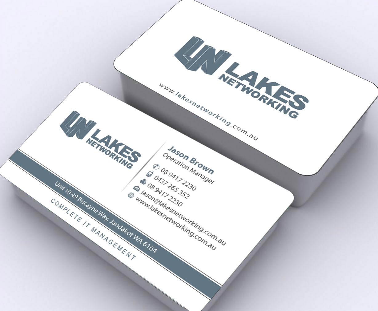 Design de Carte de Visite par Sbss pour Lakes Networking | Design #2374850